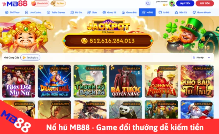 Nổ hũ đổi thưởng MB88 – Xu hướng game slot đổi thưởng 2024 1 Nổ hũ đổi thưởng MB88