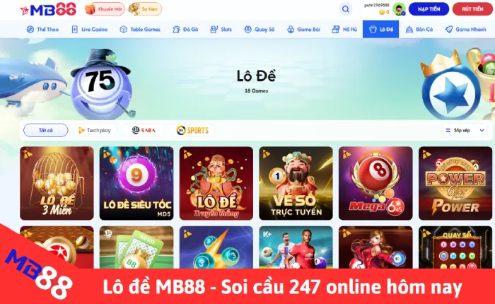 Soi cầu hôm nay MB88 - Bí quyết chơi lô đề online 1 lô đề online Soi cầu hôm nay